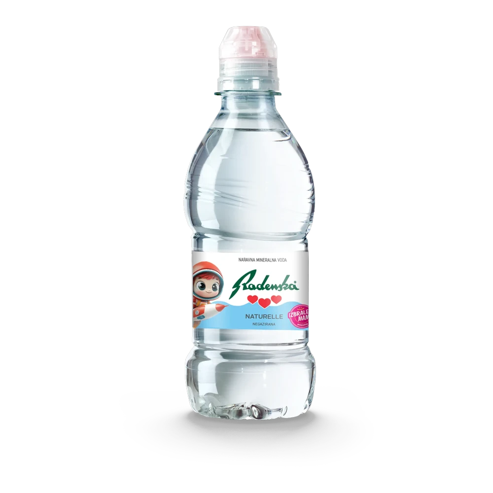 Radenska, Ujë natyral, Kids plastikë, 0,33 L - 1